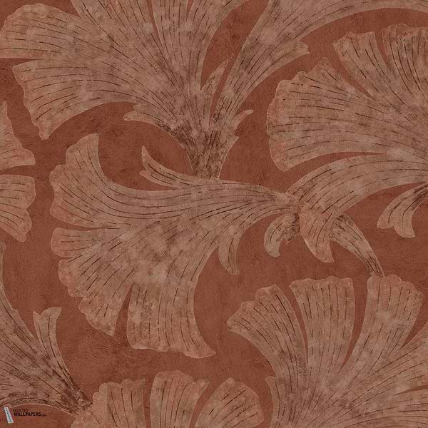Papyrus behang-Coordonne-Clay-Non Woven-Rol-Selected Wallpapers-Interiors