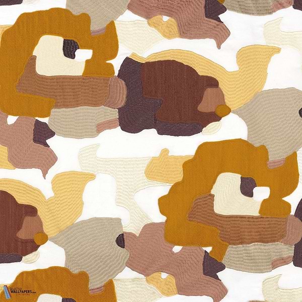 Parade stof-Casamance-Kissen-Cushion-Ocre Boise de Rose-Meter (M1)-Selected Interiors