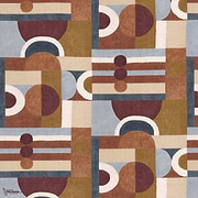 Paro stof-Casamance-fabric-Pourpre Ocre-Meter (M1)-Selected-Wallpapers-Interiors