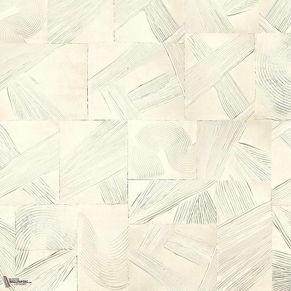 Paros behang-Masureel-White-Paneel A-260 cm-Selected Wallpapers-Interiors