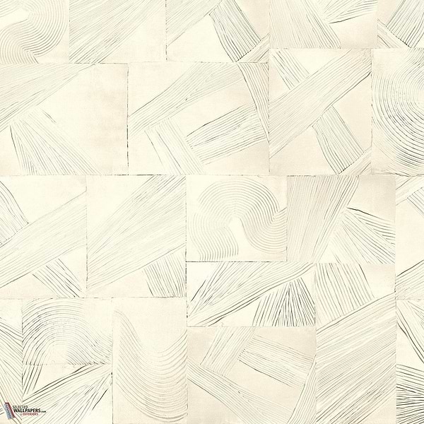Paros behang-Masureel-White-Paneel A-260 cm-Selected Wallpapers-Interiors