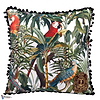 Parrots of Brasil Linen Kussen-Kussen-Mind the Gap-Kissen-Cushion-Red/Green/White-50 x 50 cm-Selected Interiors