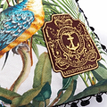 Parrots of Brasil Linen Kussen-Kussen-Mind the Gap-Kissen-Cushion-Selected Interiors
