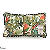 Parrots of Brasil Linen Kussen-Kussen-Mind the Gap-Kissen-Cushion-Selected Interiors