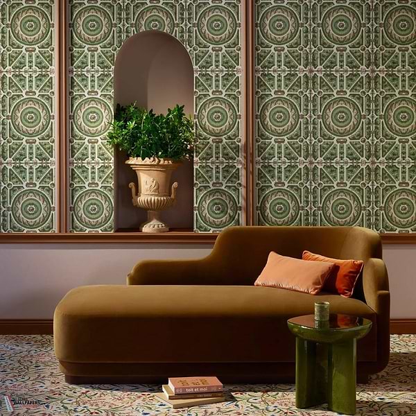 Parterre wallpaper-Pierre Frey-Selected Wallpapers-Interiors
