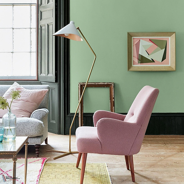 Pea Green verf Little Greene 91-Selected-Wallpapers-Interiors