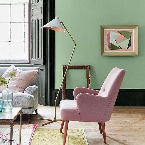 Pea Green verf Little Greene 91-Selected-Wallpapers-Interiors