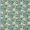 Peony Trellis behang-Morris & Co-Soft Blue/Nettle-Rol-Selected Wallpapers-Interiors