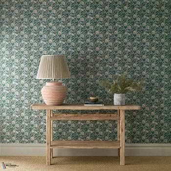 Peony Trellis behang-Morris & Co-Selected Wallpapers-Interiors