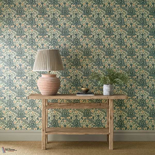 Persian Tulip behang-Morris & Co-Selected Wallpapers-Interiors