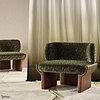 Perspective fabric-Casamance-Selected Wallpapers-Interiors