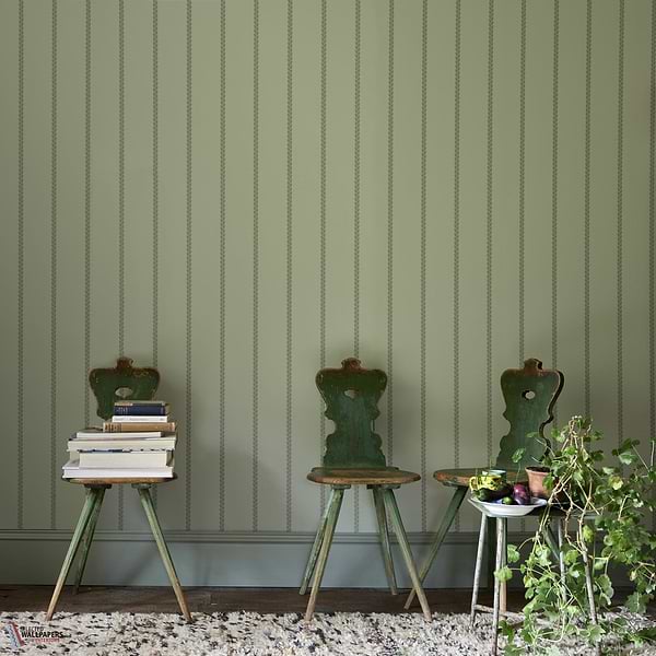 Petal Stripe behang-Behang-Farrow & Ball-Selected Wallpapers & Interiors