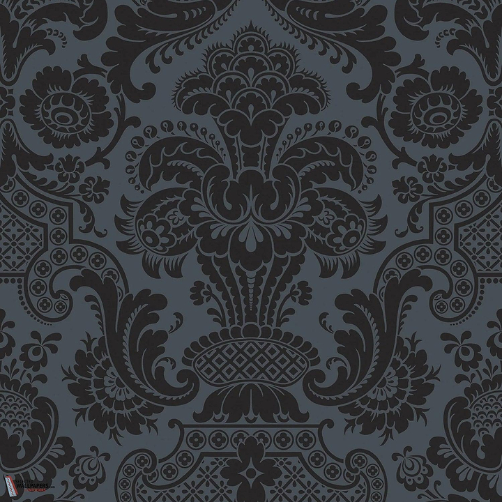 Petrouchka behang-Cole & Son-Charcoal-Rol-Selected Wallpapers-Interiors