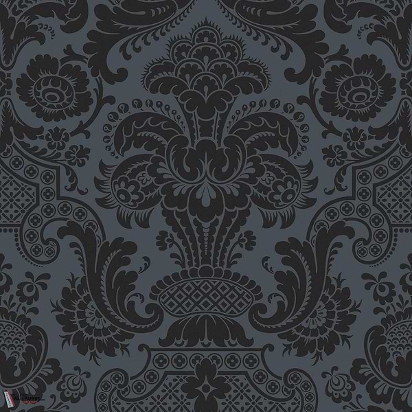 Petrouchka behang-Cole & Son-Charcoal-Rol-Selected Wallpapers-Interiors