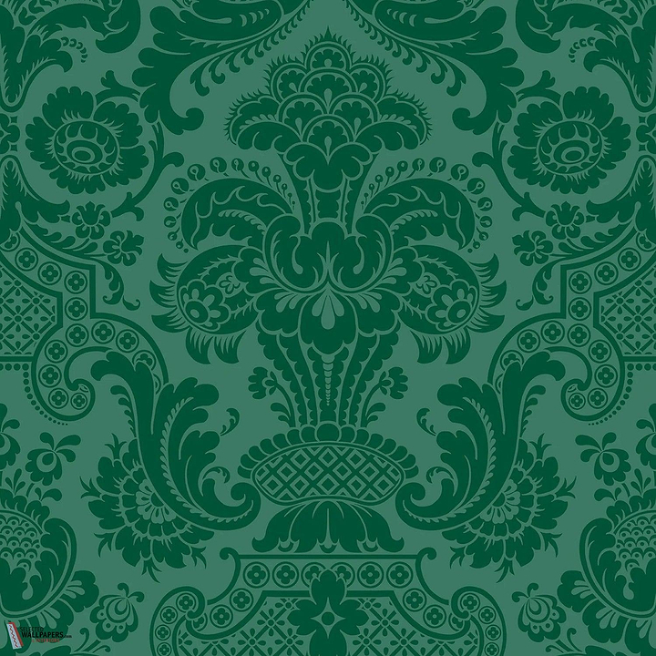 Petrouchka behang-Cole & Son-Emerald-Rol-Selected Wallpapers-Interiors