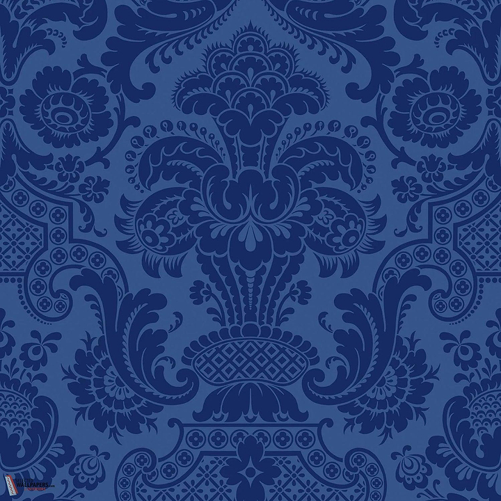 Petrouchka behang-Cole & Son-Hyacinth blue-Rol-Selected Wallpapers-Interiors