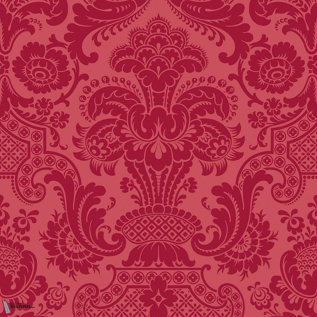 Petrouchka behang-Cole & Son-Red-Rol-Selected Wallpapers-Interiors