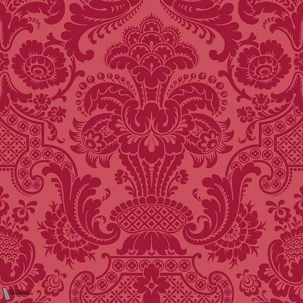 Petrouchka behang-Cole & Son-Red-Rol-Selected Wallpapers-Interiors