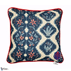 Phoenicia Batik Kussen-Kussen-Mind the Gap-Kissen-Cushion-Indigo/Red-50 x 50 cm-Selected Interiors