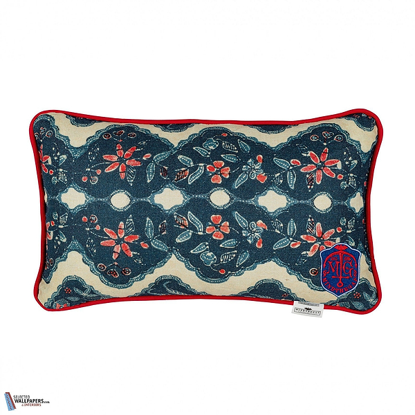 Phoenicia Batik Kussen-Kussen-Mind the Gap-Kissen-Cushion-Indigo/Red-50 x 30 cm-Selected Interiors