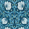 Pimpernel-wallpaper-Morris & Co-Midnight/Opal-Roll-Selected-Wallpapers-Interiors