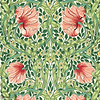 Pimpernel-wallpaper-Morris & Co-Shamrock/Watermelon-Roll-Selected-Wallpapers-Interiors
