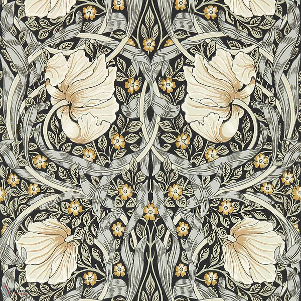 Pimpernel behang-Behang-Morris & Co-Ink/Sage-Rol-Selected Wallpapers &amp; Interiors