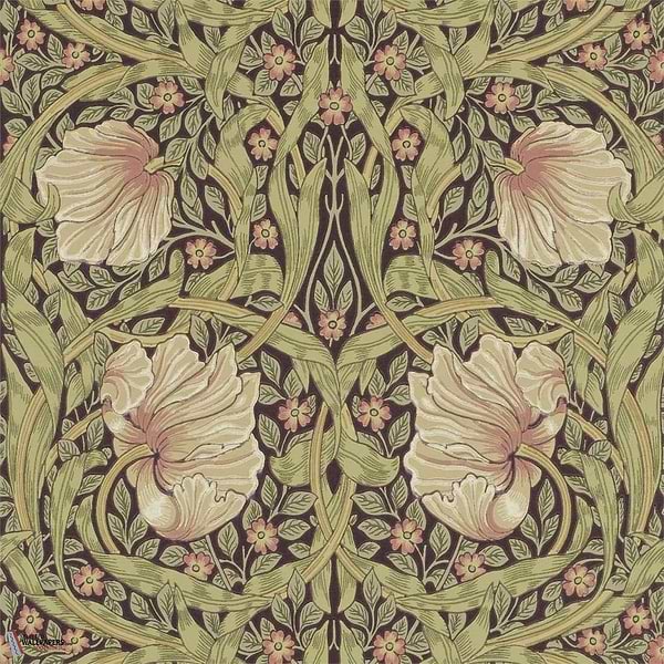 Pimpernel-wallpaper-Morris & Co-Bullrush/Russet-Roll-Selected-Wallpapers-Interiors