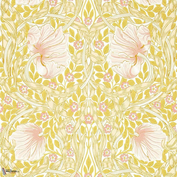 Pimpernel-behang-tapete-wallpaper-Morris & Co-Sunflower Pink-Rol-Selected-Wallpapers-Interiors