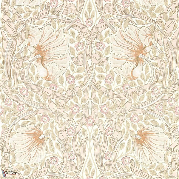Pimpernel-behang-tapete-wallpaper-Morris & Co-Cochineal Pink-Rol-Selected-Wallpapers-Interiors