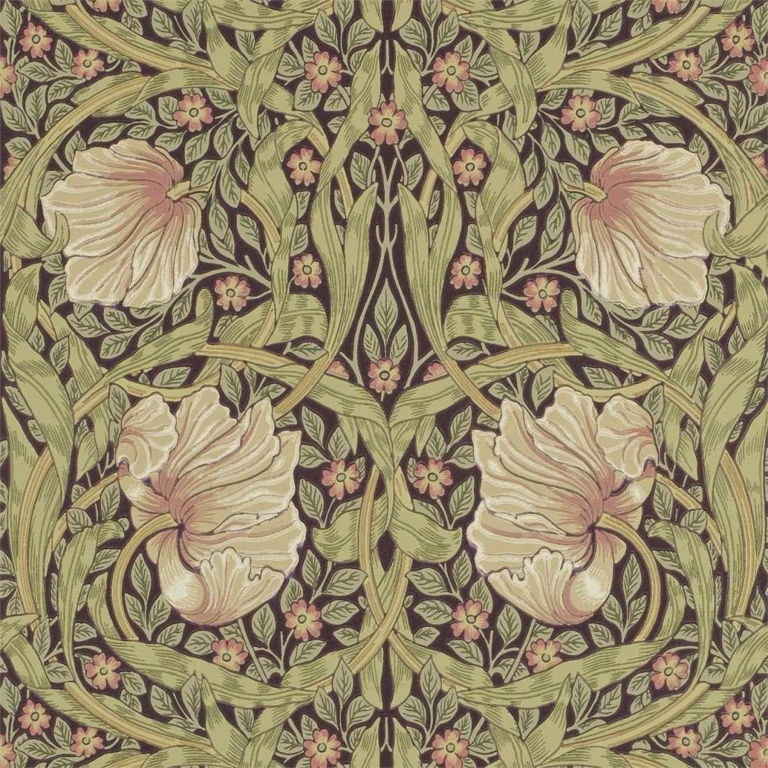Pimpernel-behang-tapete-wallpaper-Morris & Co-Bullrush/Russet-Rol-Selected-Wallpapers-Interiors