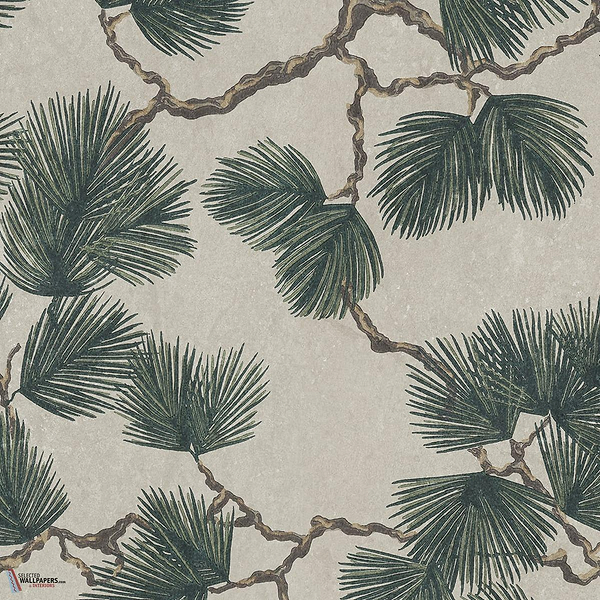 Pine Mural wallpaper-Sandberg-Green-Mattic-M2-Selected Wallpapers-Interiors