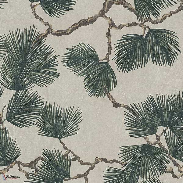 Pine Mural wallpaper-Sandberg-Green-Mattic-M2-Selected Wallpapers-Interiors