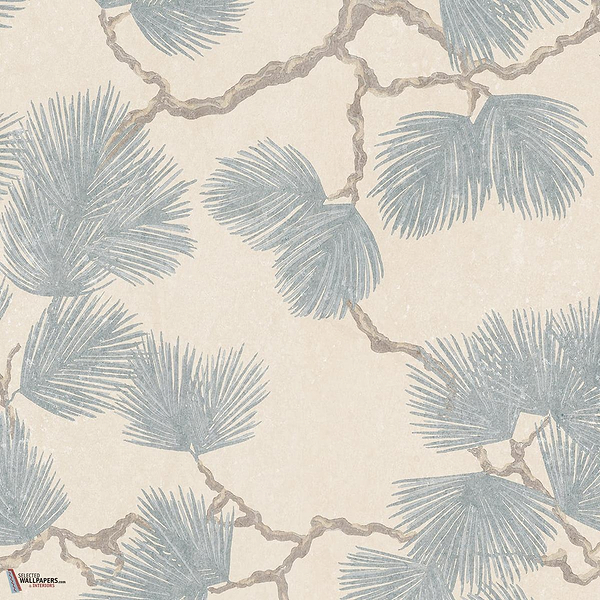 Pine Mural wallpaper-Sandberg-Misty Blue-Mattic-M2-Selected Wallpapers-Interiors