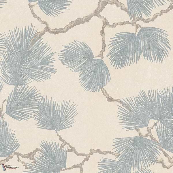 Pine Mural wallpaper-Sandberg-Misty Blue-Mattic-M2-Selected Wallpapers-Interiors