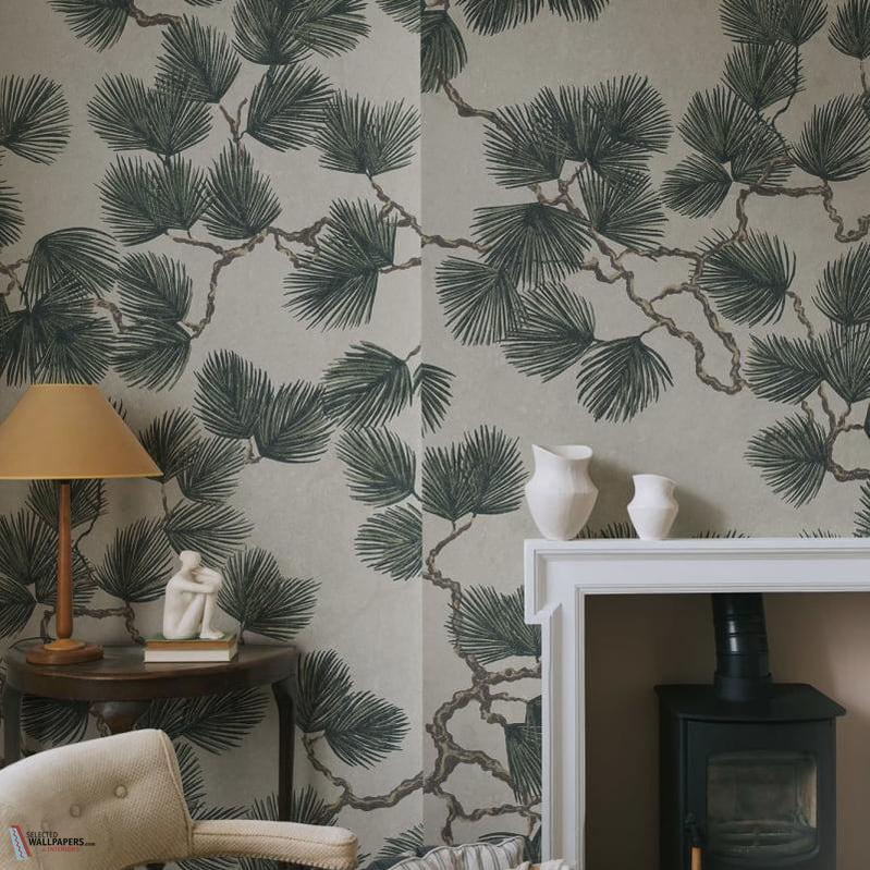 Pine Mural wallpaper-Sandberg-Selected Wallpapers-Interiors