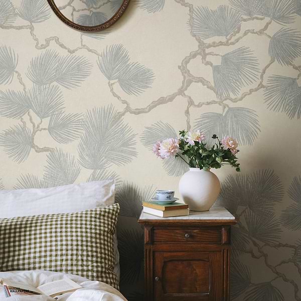Pine mural behang-Sandberg-Selected Wallpapers-Interiors