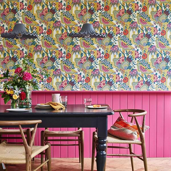 Pineapple Garden behang-1838 wallcoverings-Selected Wallpapers-Interiors