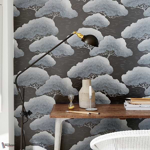 Pines behang-Little Greene-Selected Wallpapers-Interiors
