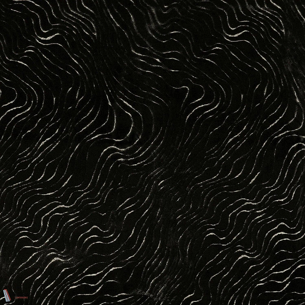 Piti stof-Casamance-Noir-Meter (M1)-Selected Wallpapers-Interiors