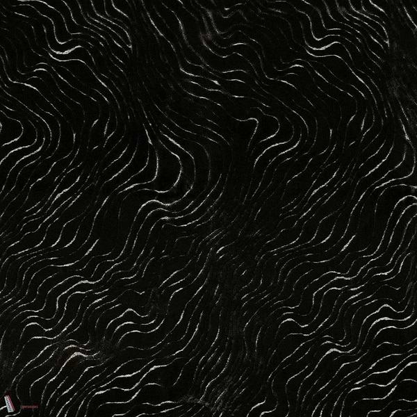 Piti stof-Casamance-Noir-Meter (M1)-Selected Wallpapers-Interiors