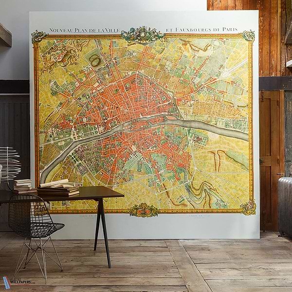 Plan Jaillot-Pierre Frey-wallpaper-behang-Tapete-wallpaper-Selected Wallpapers