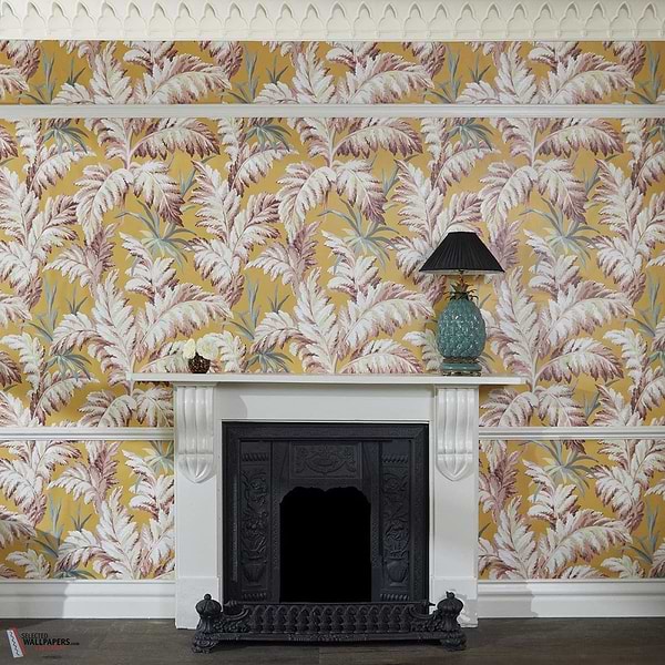 Pluma behang-House of Hackney-wallpaper-tapete-Selected-Wallpapers-Interiors