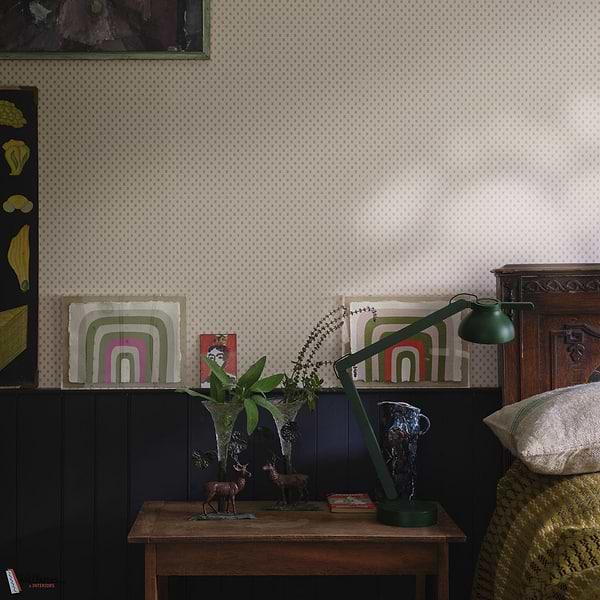 Polka Square behang-Behang-Farrow & Ball-Selected Wallpapers & Interiors