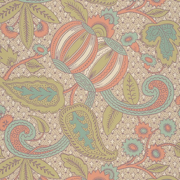 Pomegranate-behang-Tapete-Little Greene-Bazaar-Rol-0245POBAZAA-Selected Wallpapers