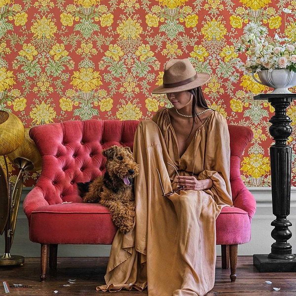 Poppies behang Cole & Son