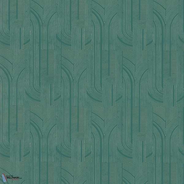 Porte Dorée-Casamance-wallpaper-behang-Tapete-wallpaper-Emeraude/Dore-Rol-Selected Wallpapers