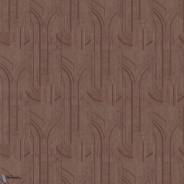 Porte Dorée-Casamance-wallpaper-behang-Tapete-wallpaper-Lie de Vin/Dore-Rol-Selected Wallpapers