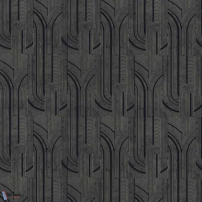 Porte Dorée-Casamance-wallpaper-behang-Tapete-wallpaper-Noir/Dore-Rol-Selected Wallpapers