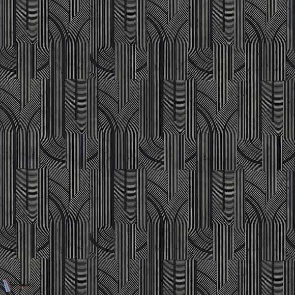 Porte Dorée-Casamance-wallpaper-behang-Tapete-wallpaper-Noir/Dore-Rol-Selected Wallpapers